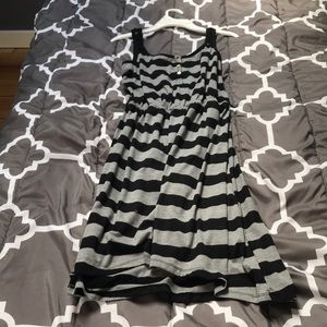 No Boundaries striped sundress